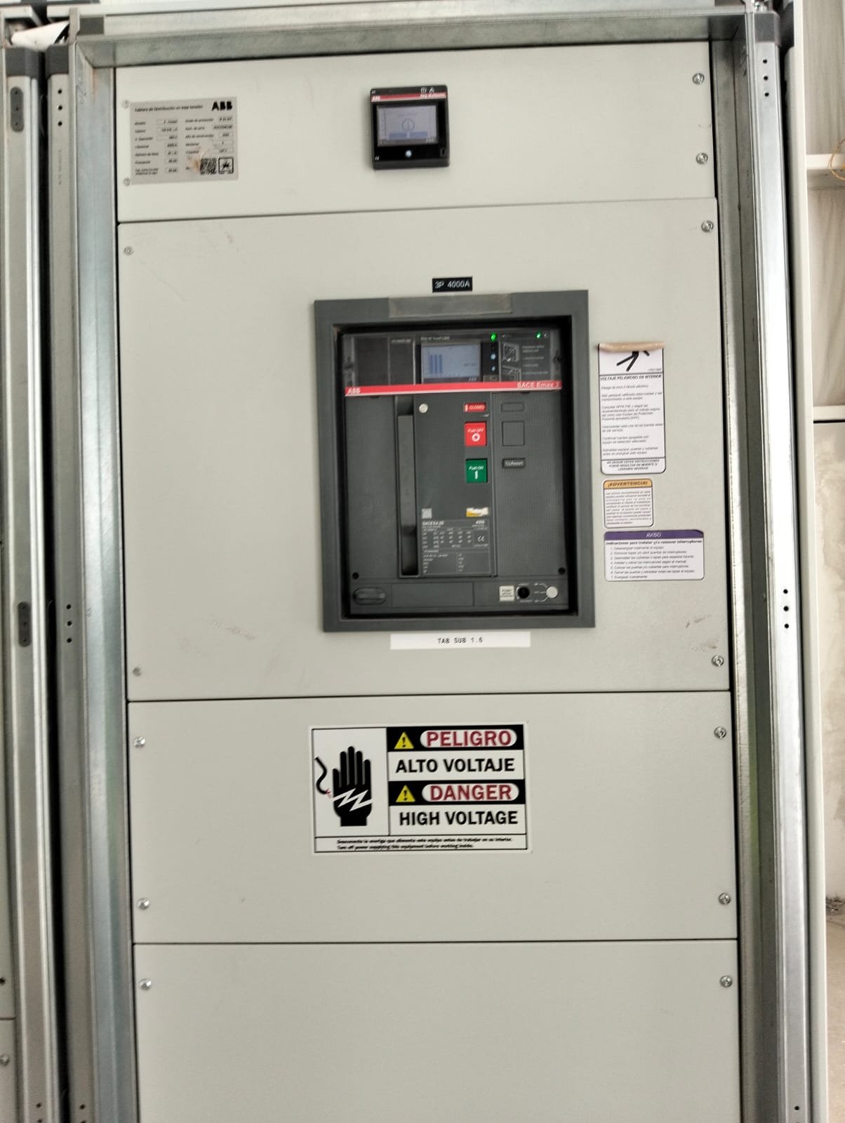 Inspección de tablero eléctrico para peritaje y Protección Civil